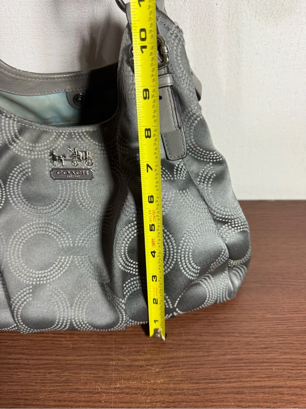 Coach Dotted Op Art Maggie Hobo